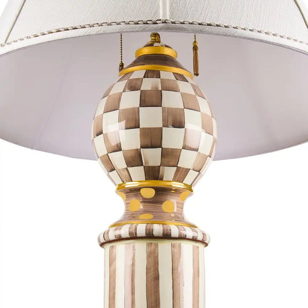 Courtly Check Ceramic Floor Lamp