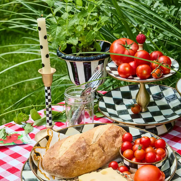Courtly Check Small Candlestick