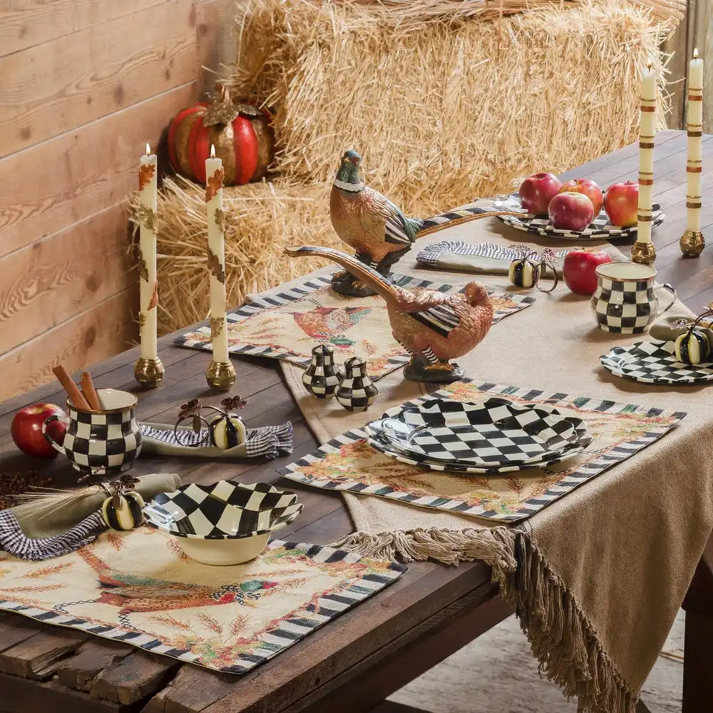 Courtly Check Large Salt & Pepper Shakers