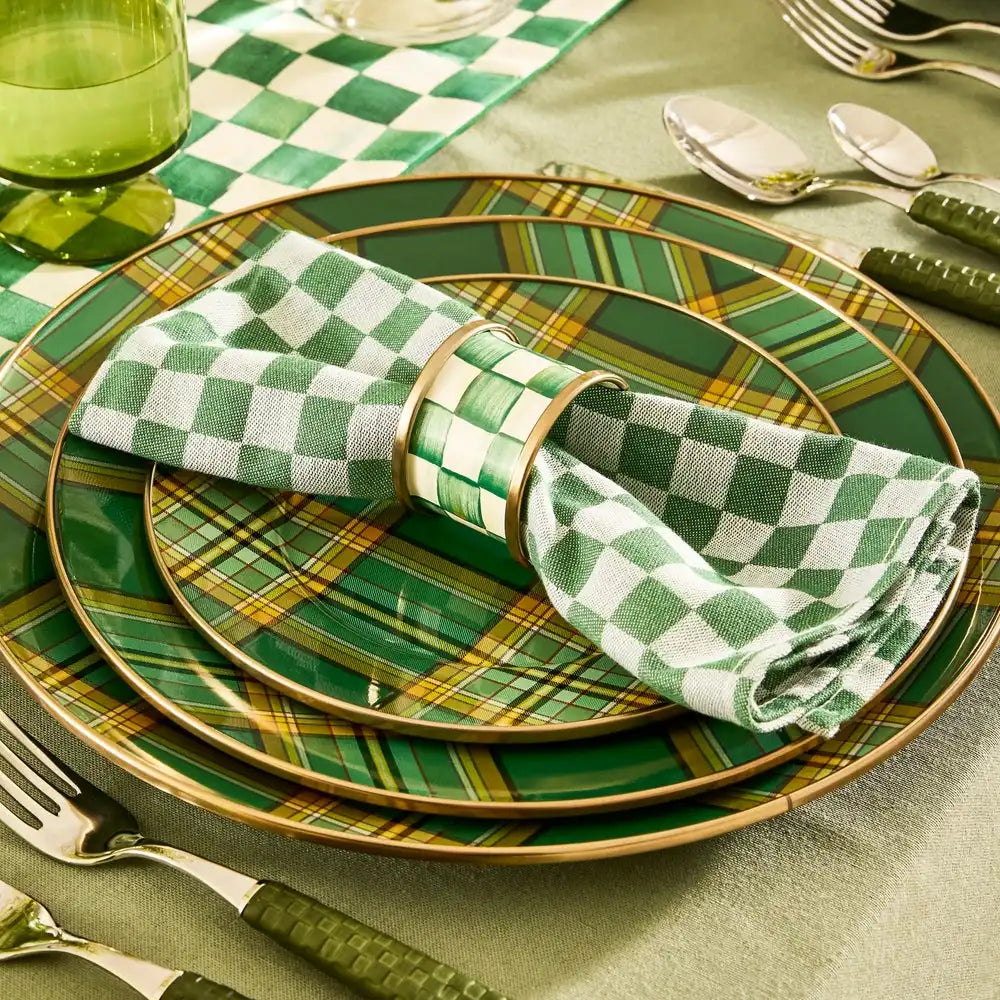 Tartan Green Salad Plate Secondary image