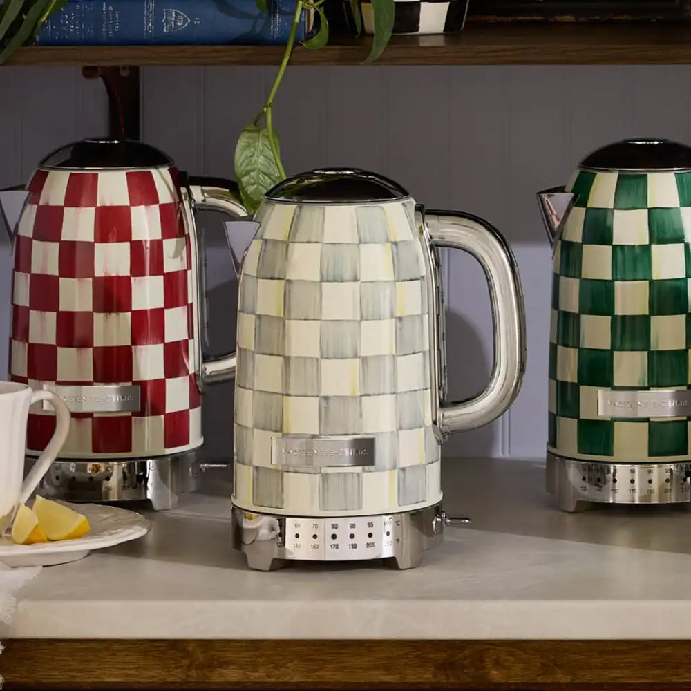 Emerald Check Electric Kettle