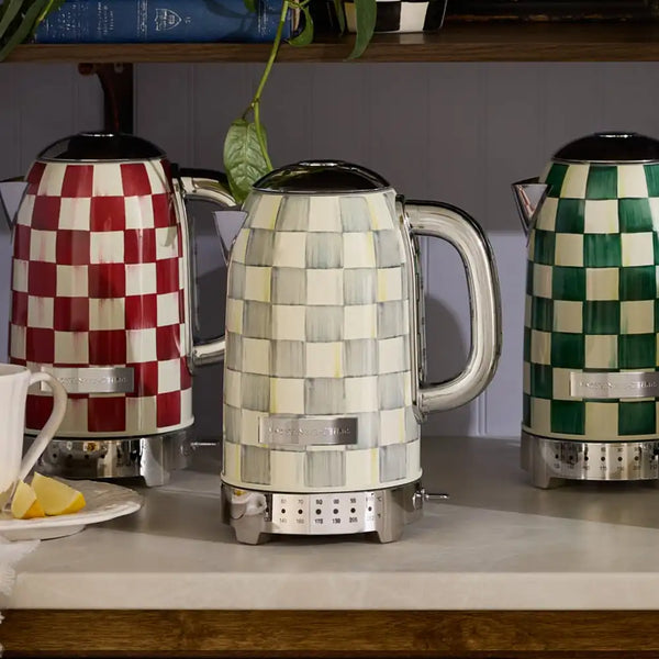 Emerald Check Electric Kettle