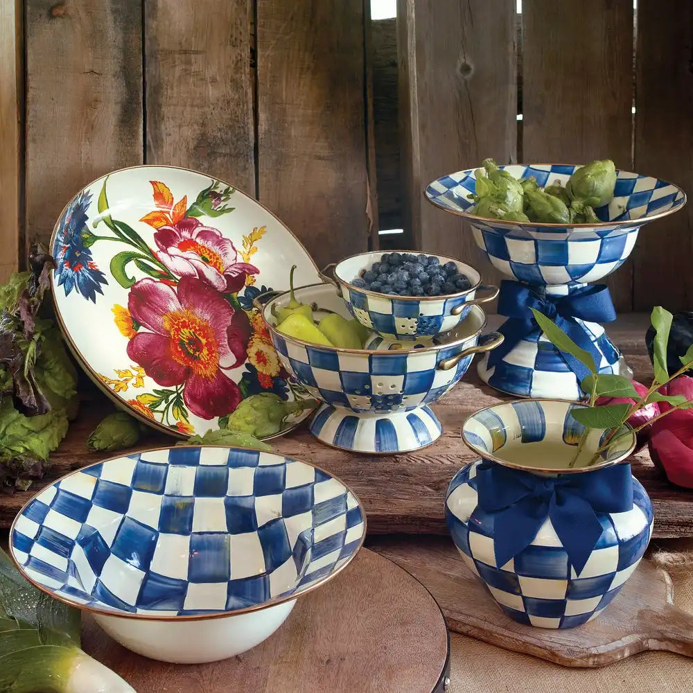 Courtly Check Serving Bowl