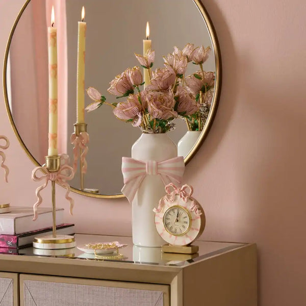Rosy Bow Vase