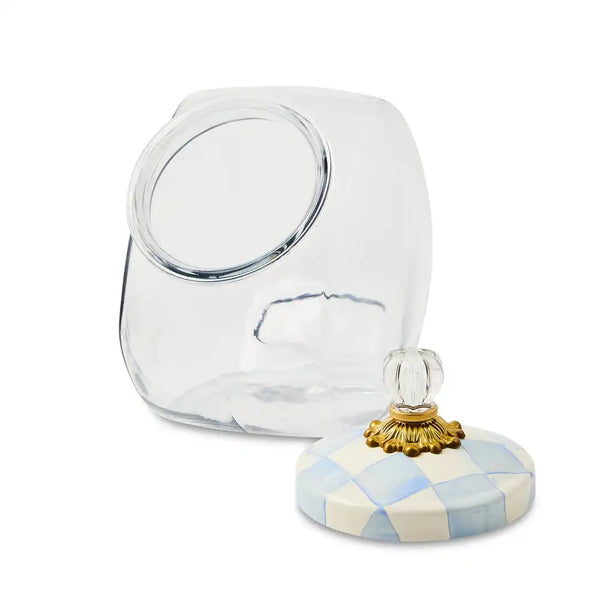 Cookie Jar with Courtly Check Lid