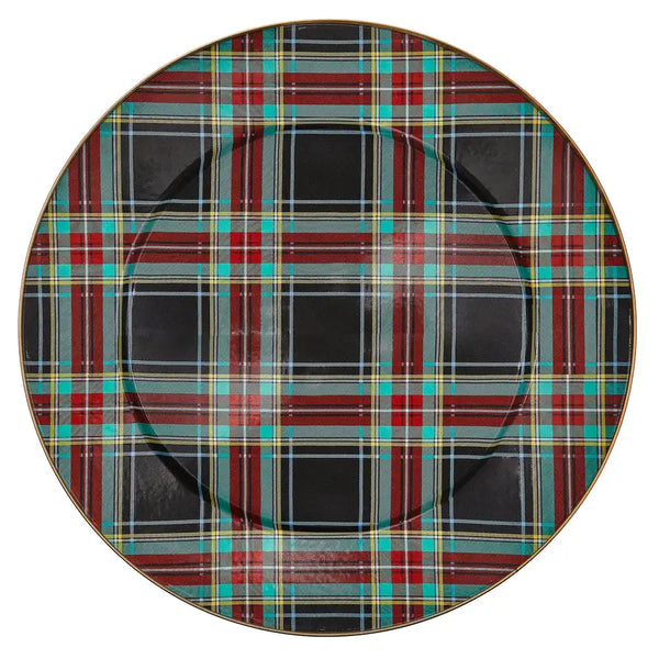 Tartan Violet Serving Platter