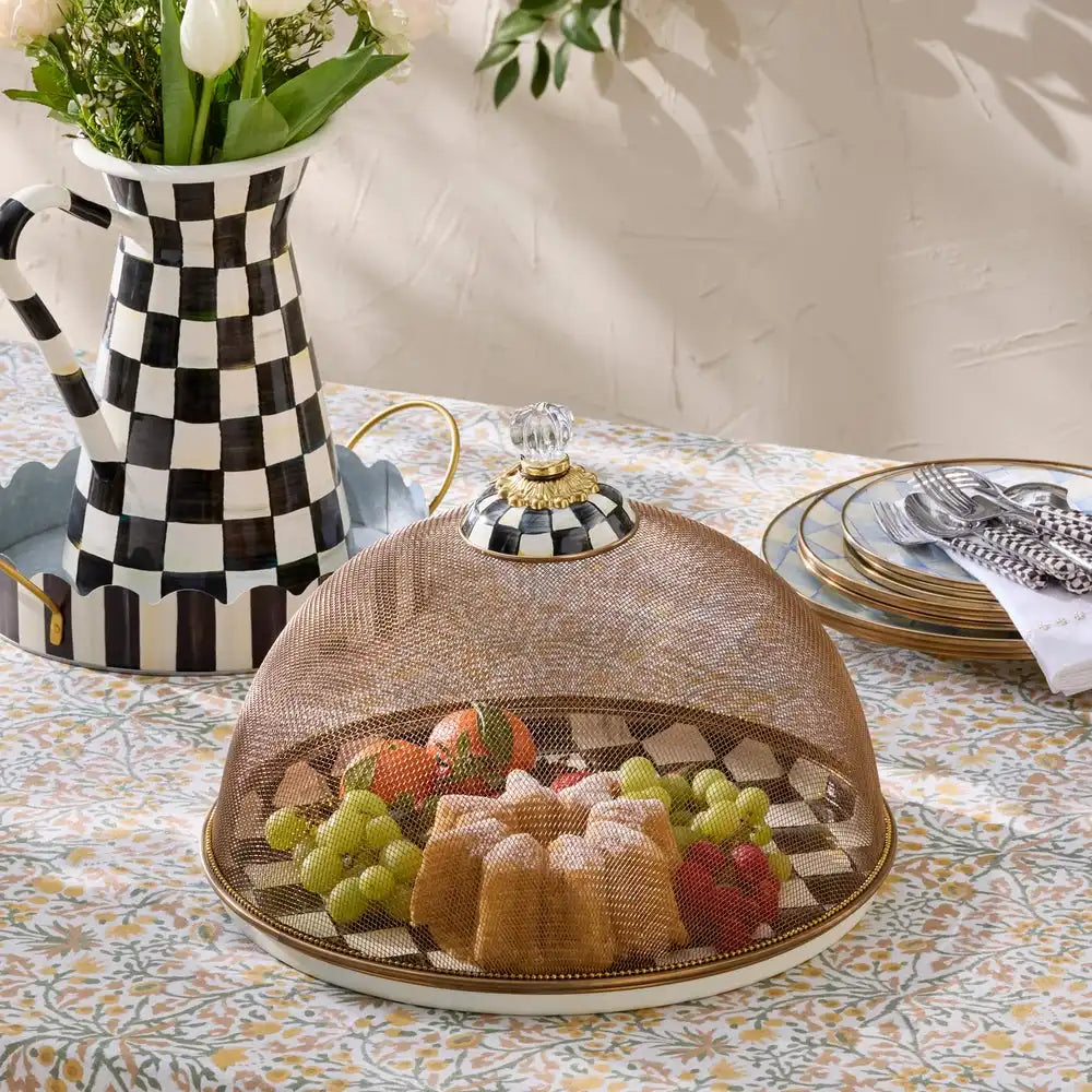 Rosy Check Large Mesh Dome