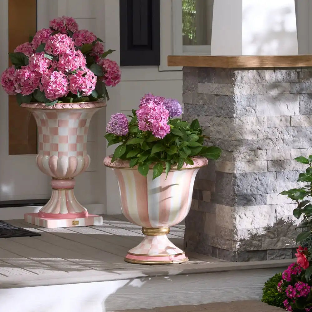 Courtly Stripe Urn