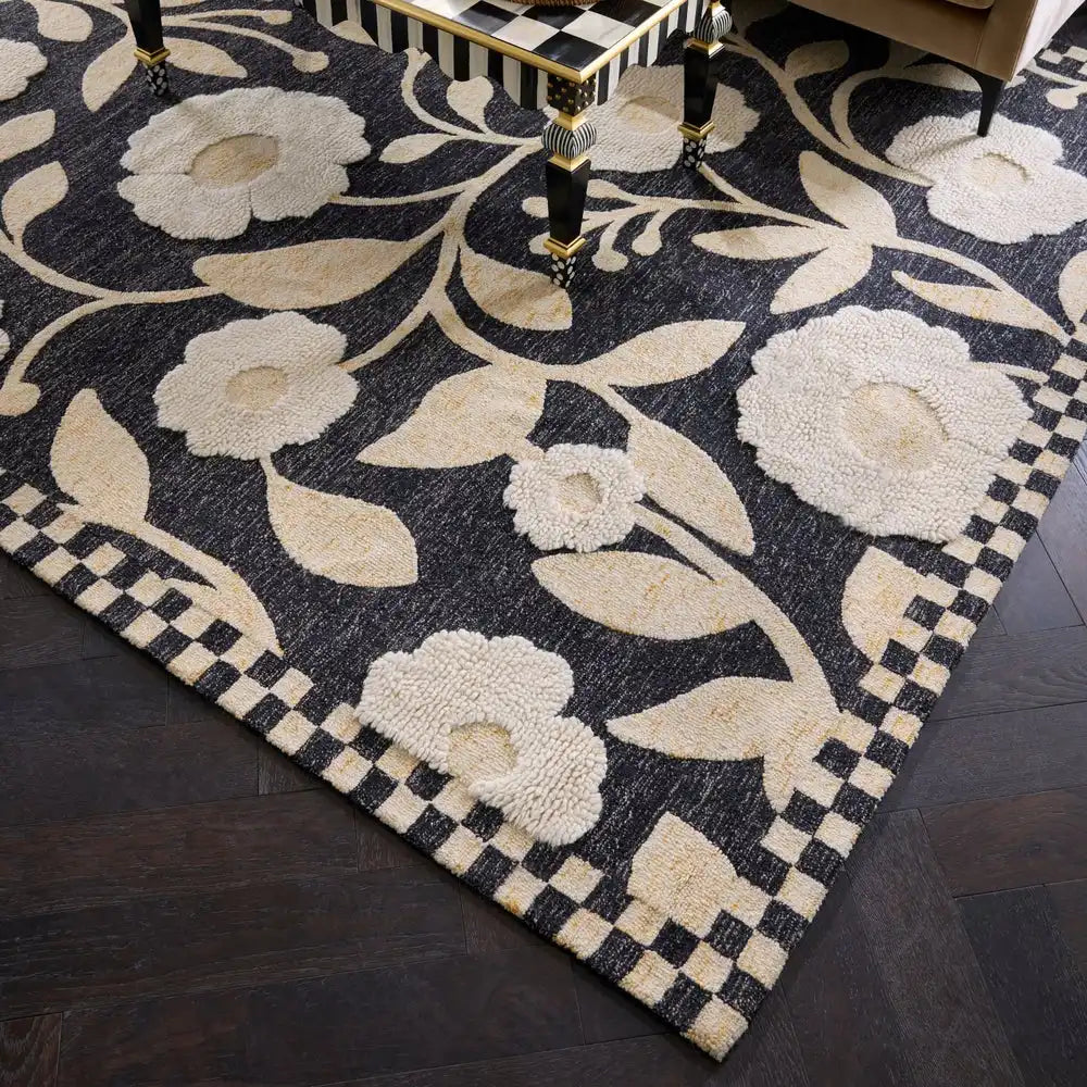 Farmhouse Floral 6' Round Rug