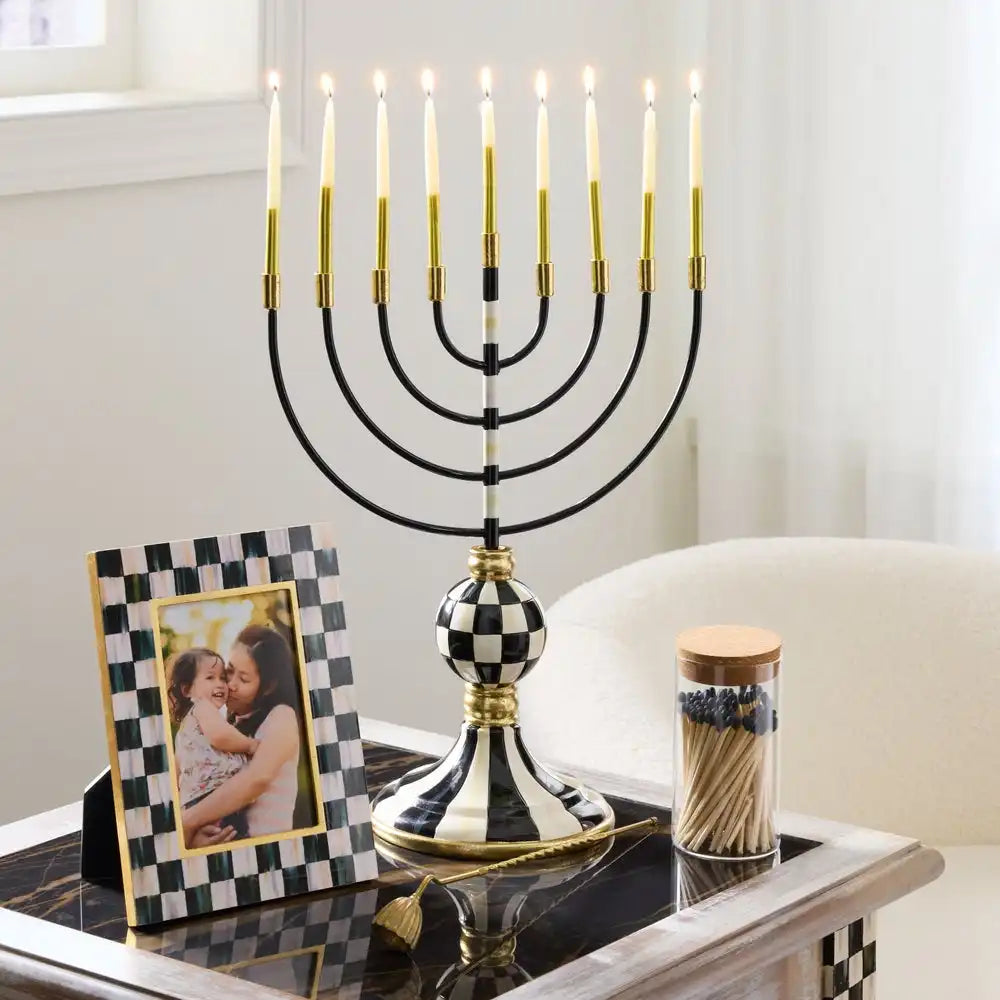 Courtly Menorah