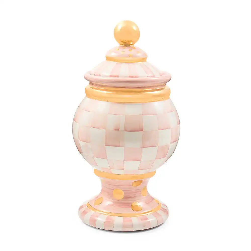 Rosy Check Ceramic Globe Canister Main image