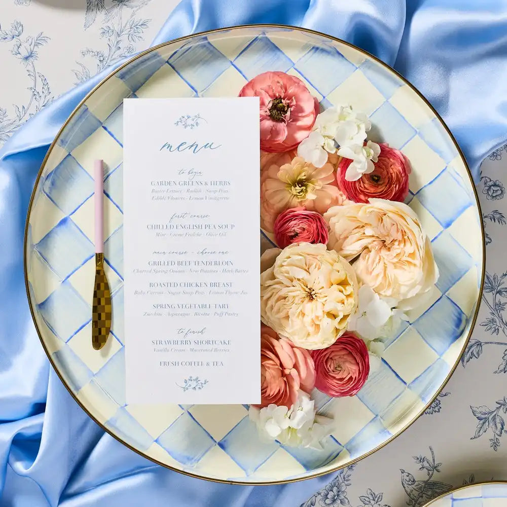 Sophisticheck Round Tray