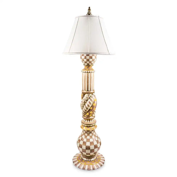 Courtly Check Ceramic Floor Lamp