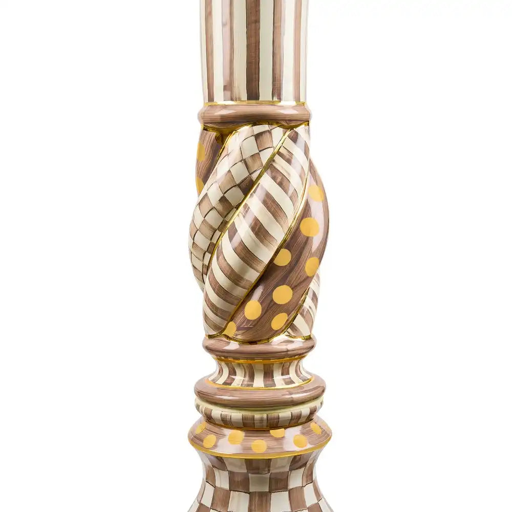 Courtly Check Ceramic Floor Lamp