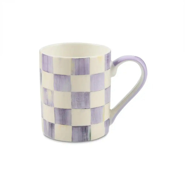 Sky Check Porcelain Mug