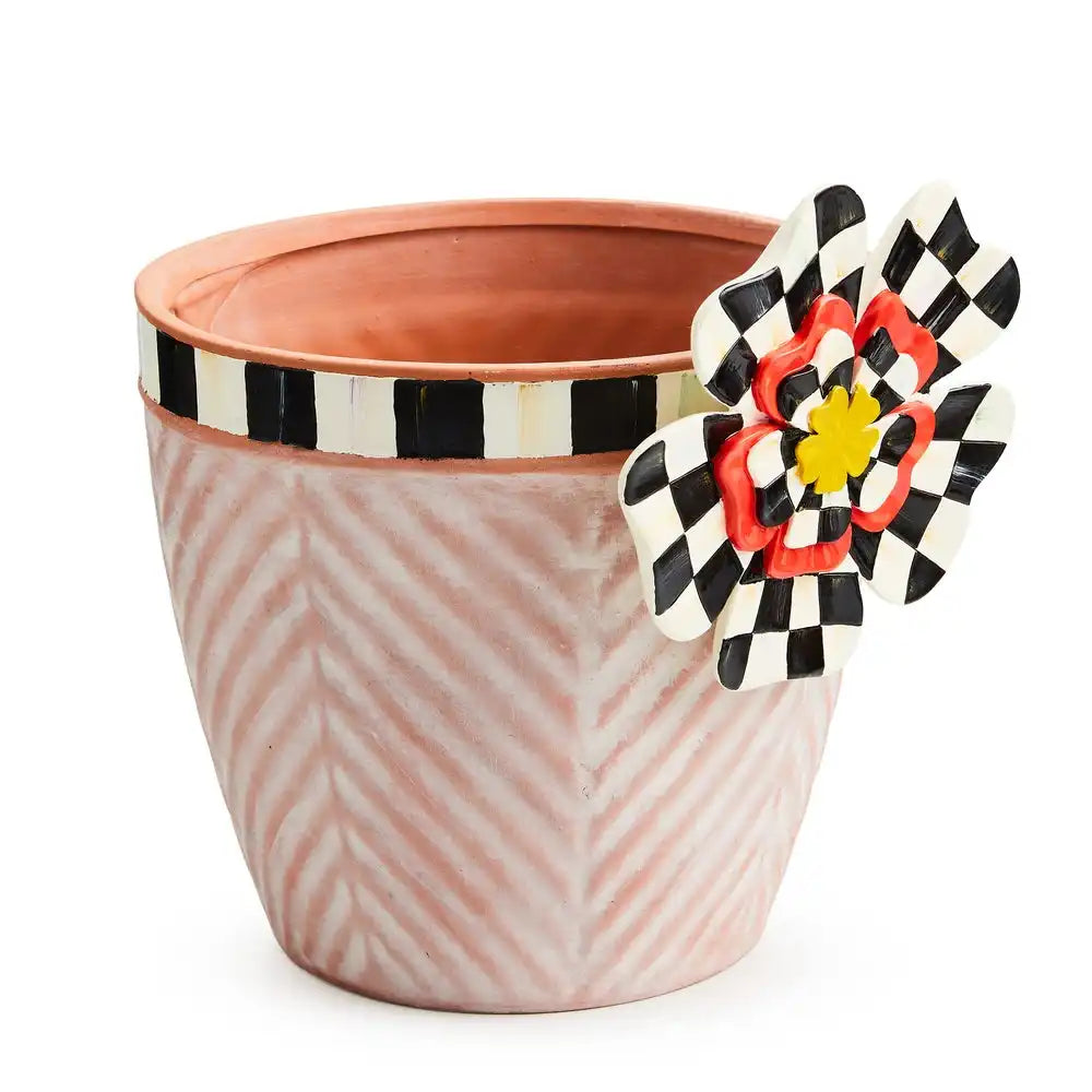 Mocha Check Squirrel Pot Climber