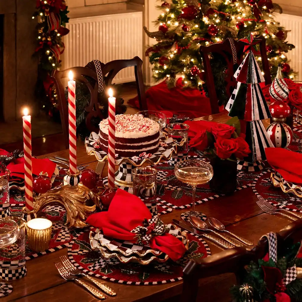 Candy Cane Dinner Candles, Set of 2 Secondary image