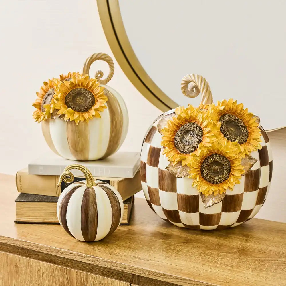 Mocha Stripe Sunflower Pumpkin Secondary image