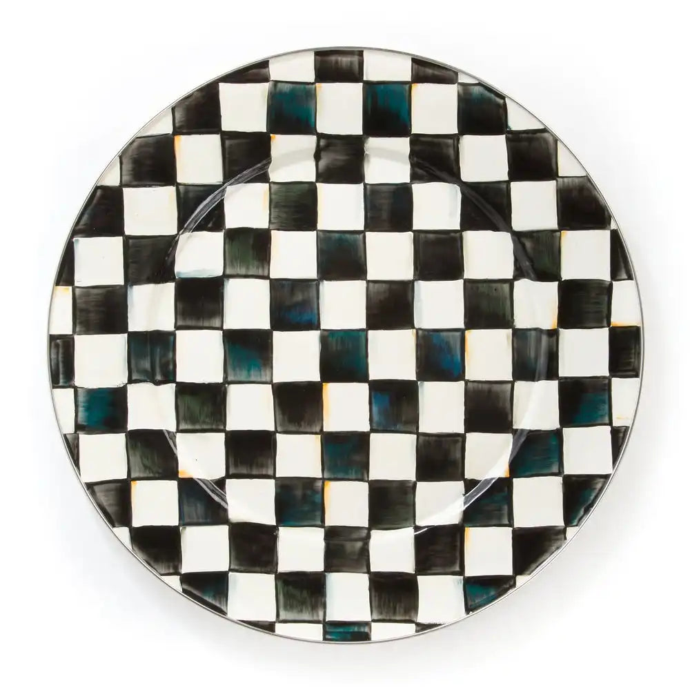 Royal Check Serving Platter