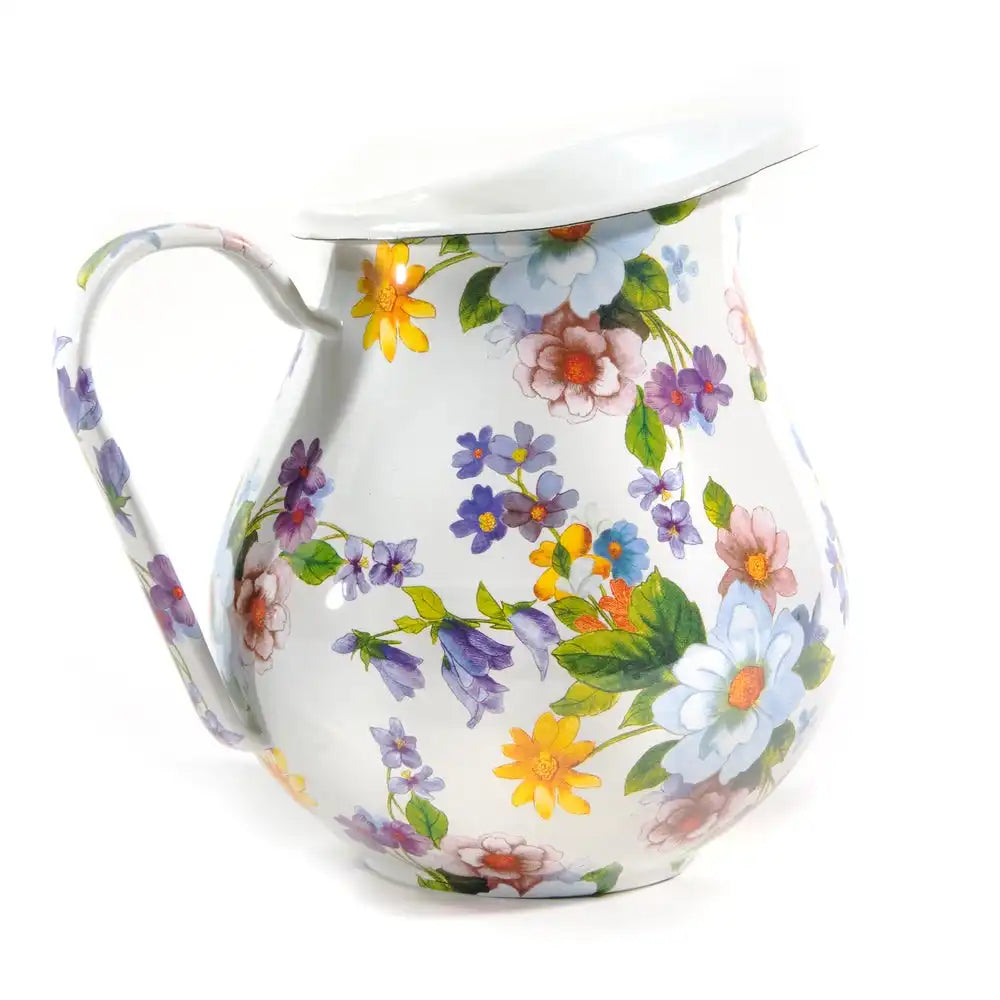Emerald Check Pitcher