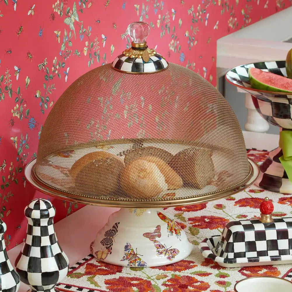 Rosy Check Large Mesh Dome