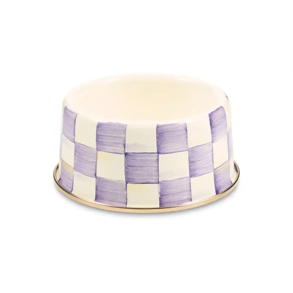 Sky Check Small Pet Dish