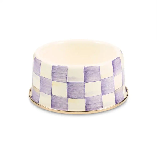 Sky Check Small Pet Dish