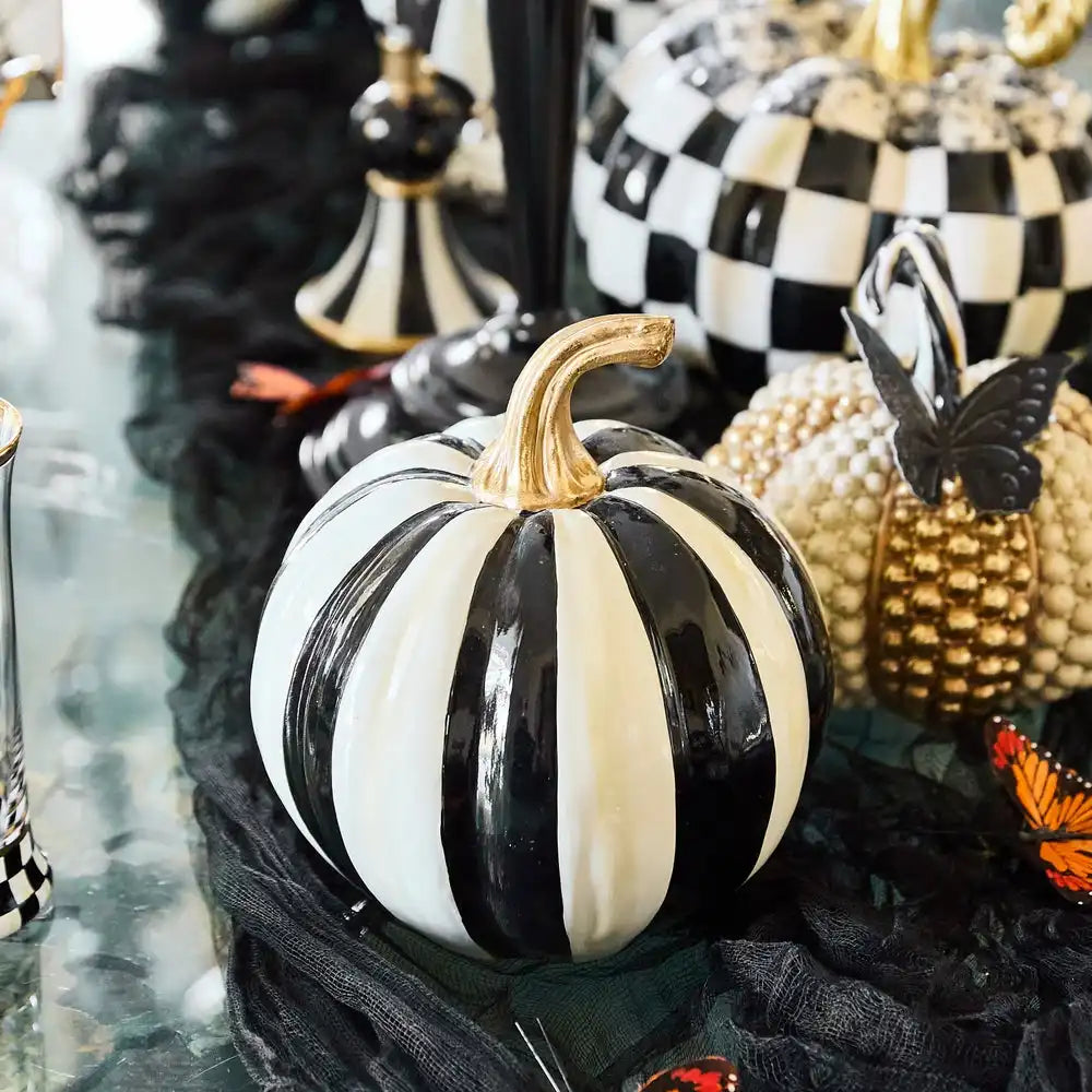 Mocha Stripe Medium Pumpkin