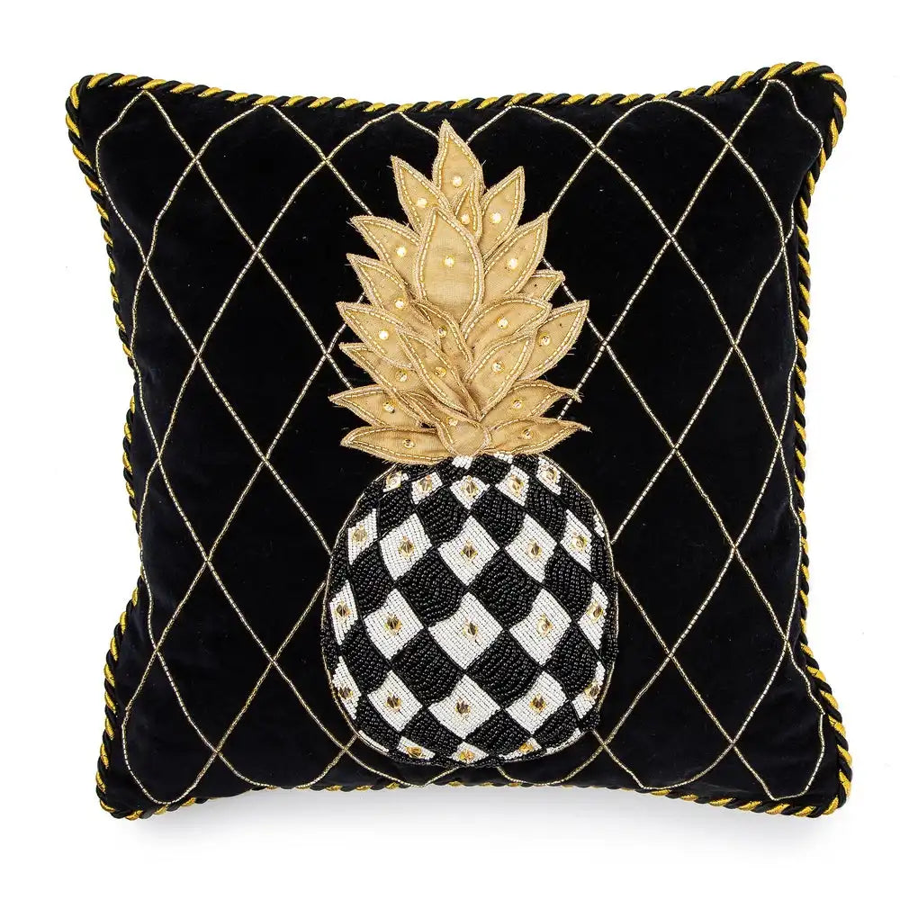 Pineapple Ivory Lumbar Pillow