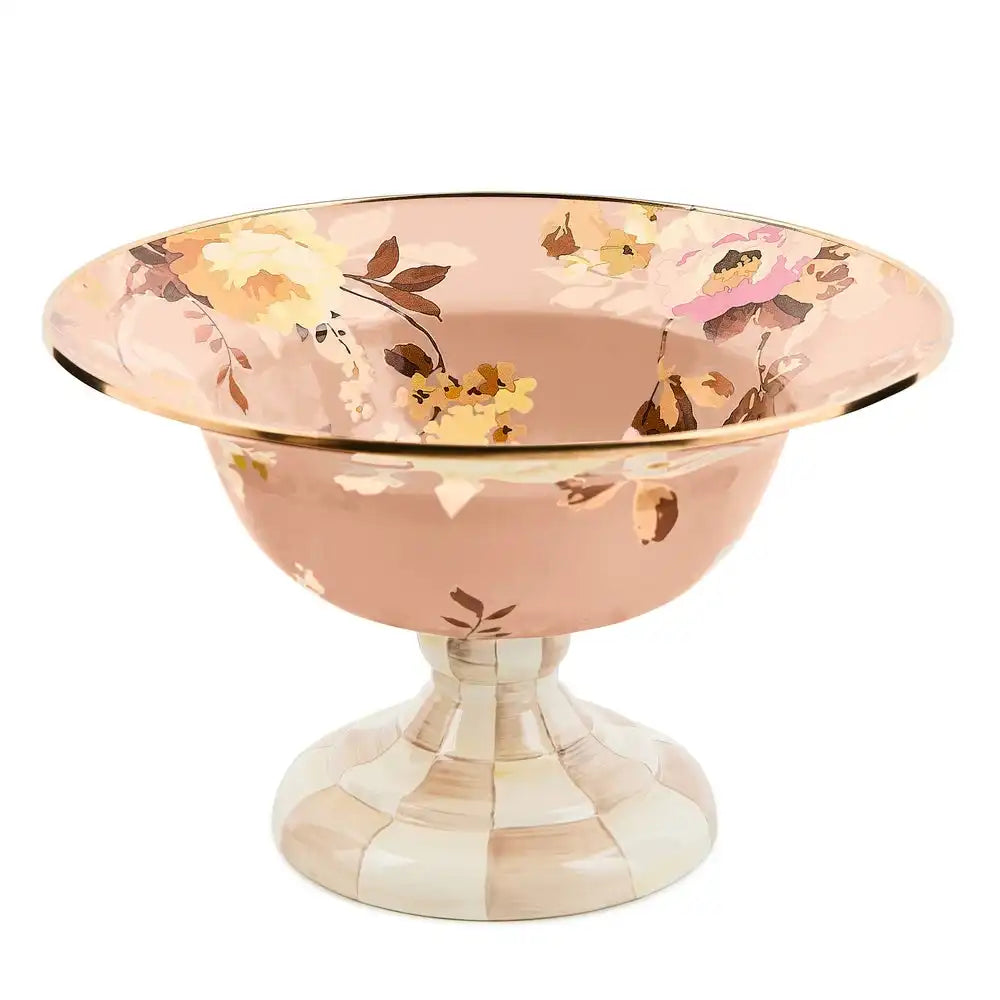 White Flower Market Small Compote