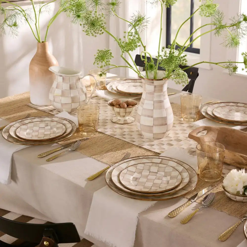 Courtly Check & Stripe Table Runner