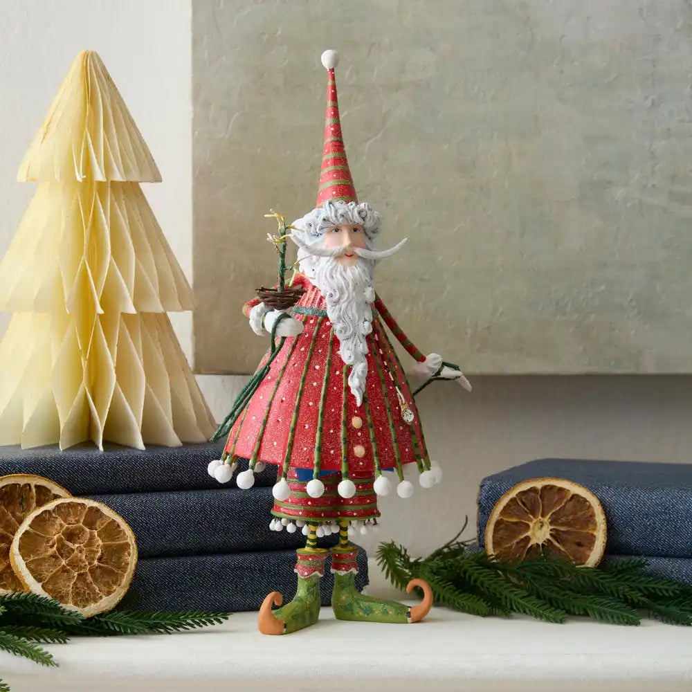 Patience Brewster Dash Away Dashing Santa Figure