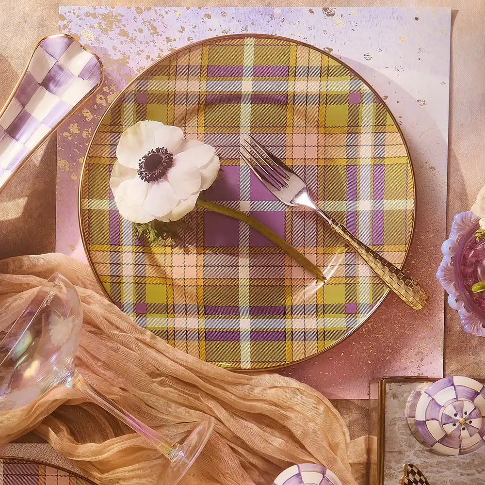Tartan Violet Dinner Plate Secondary image