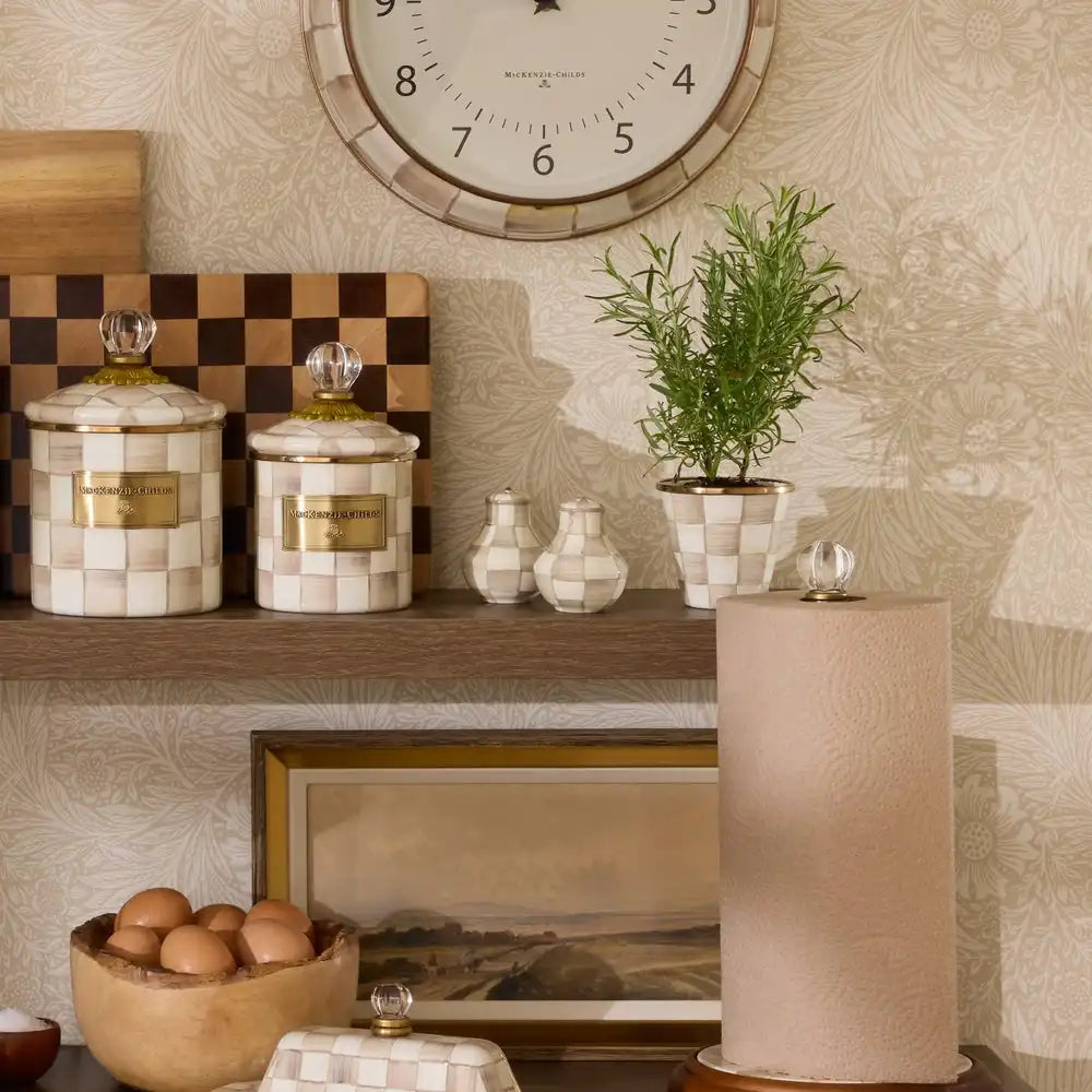 Courtly Check Large Salt & Pepper Shakers