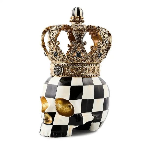Courtly Check Crowned Skull