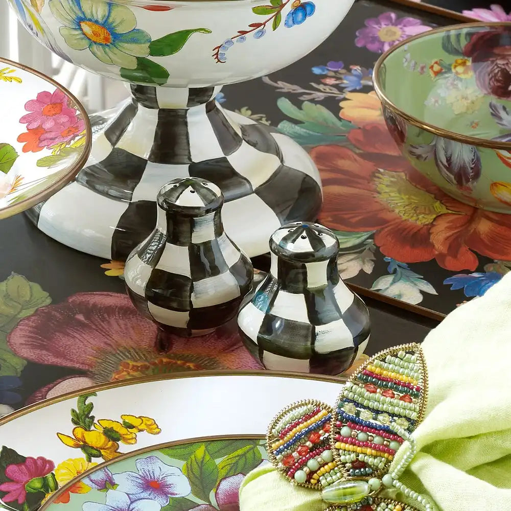 Courtly Check Large Salt & Pepper Shakers