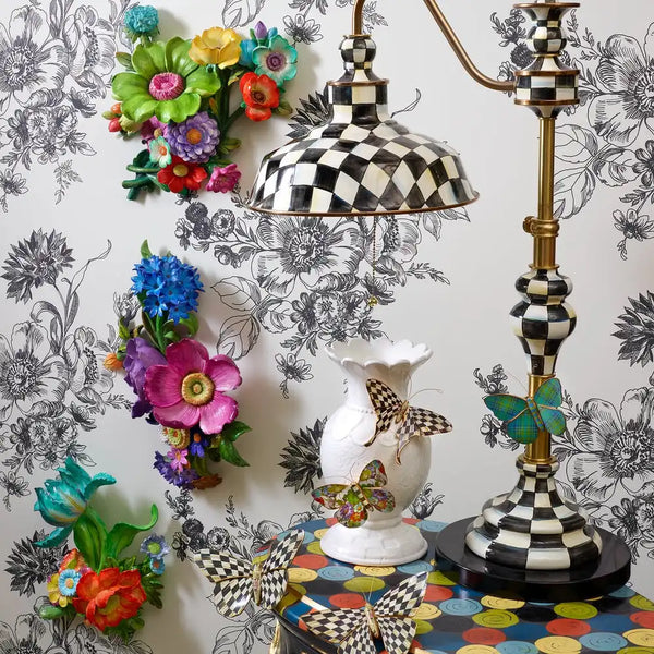 Courtly Check & Stripe Butterfly Trio