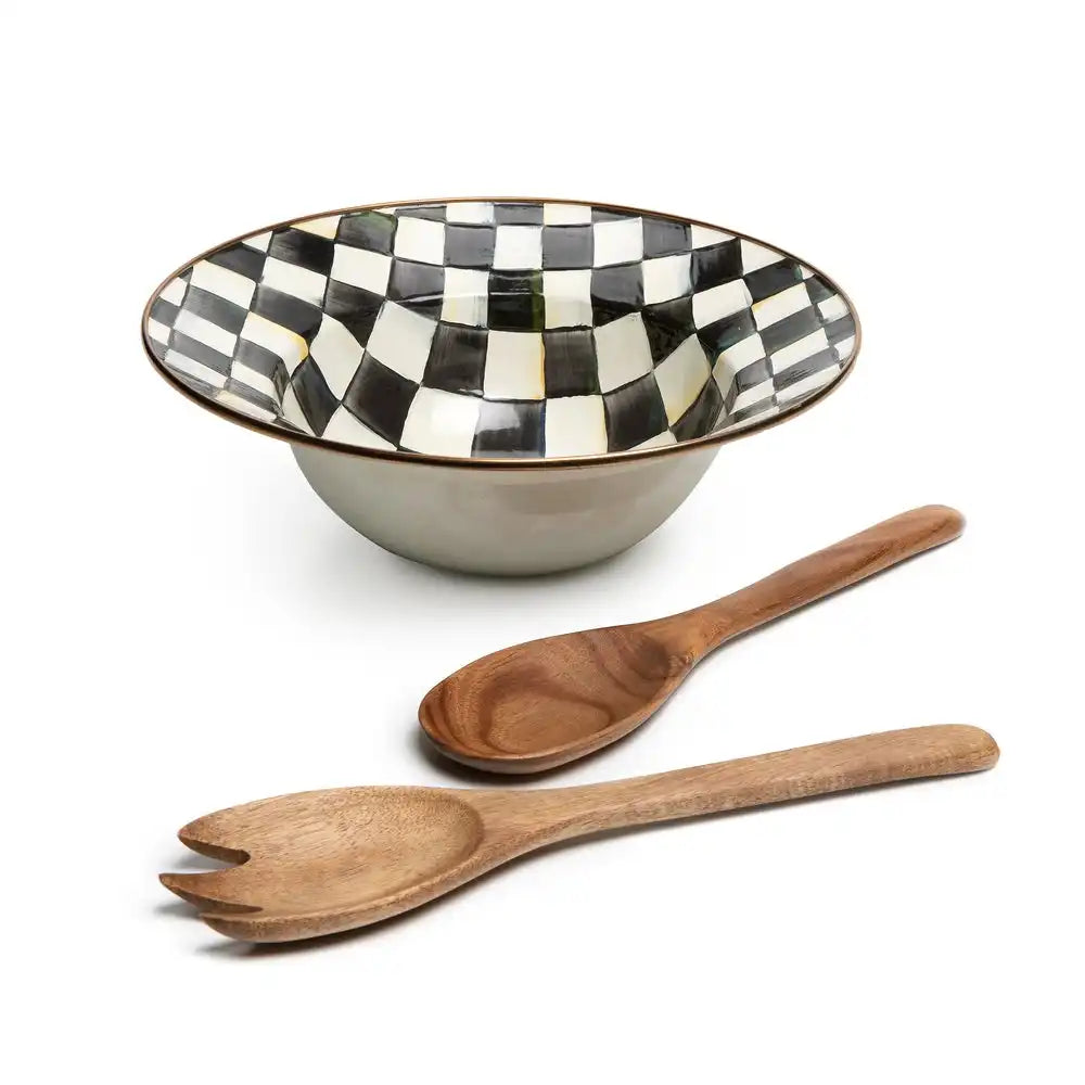 Courtly Check Salad Serving Set Main image