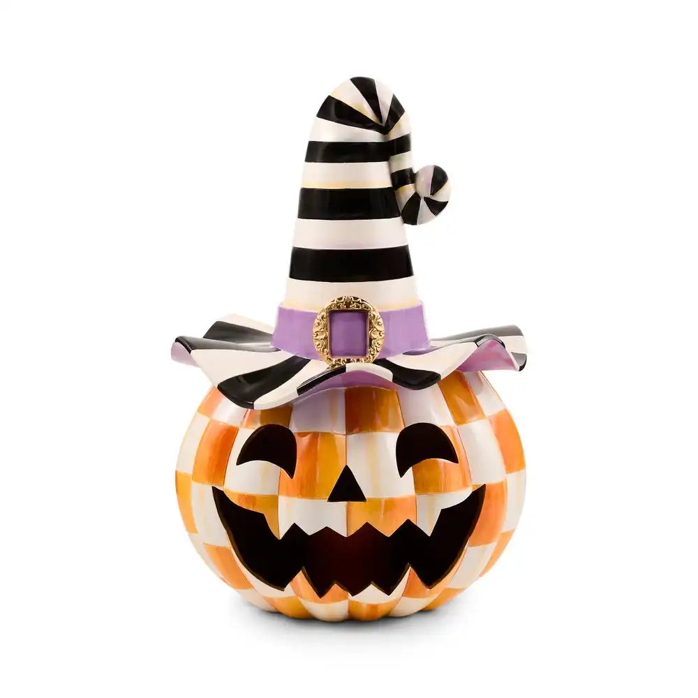 Orange Check Happy Jack Illuminated Pumpkin Main image