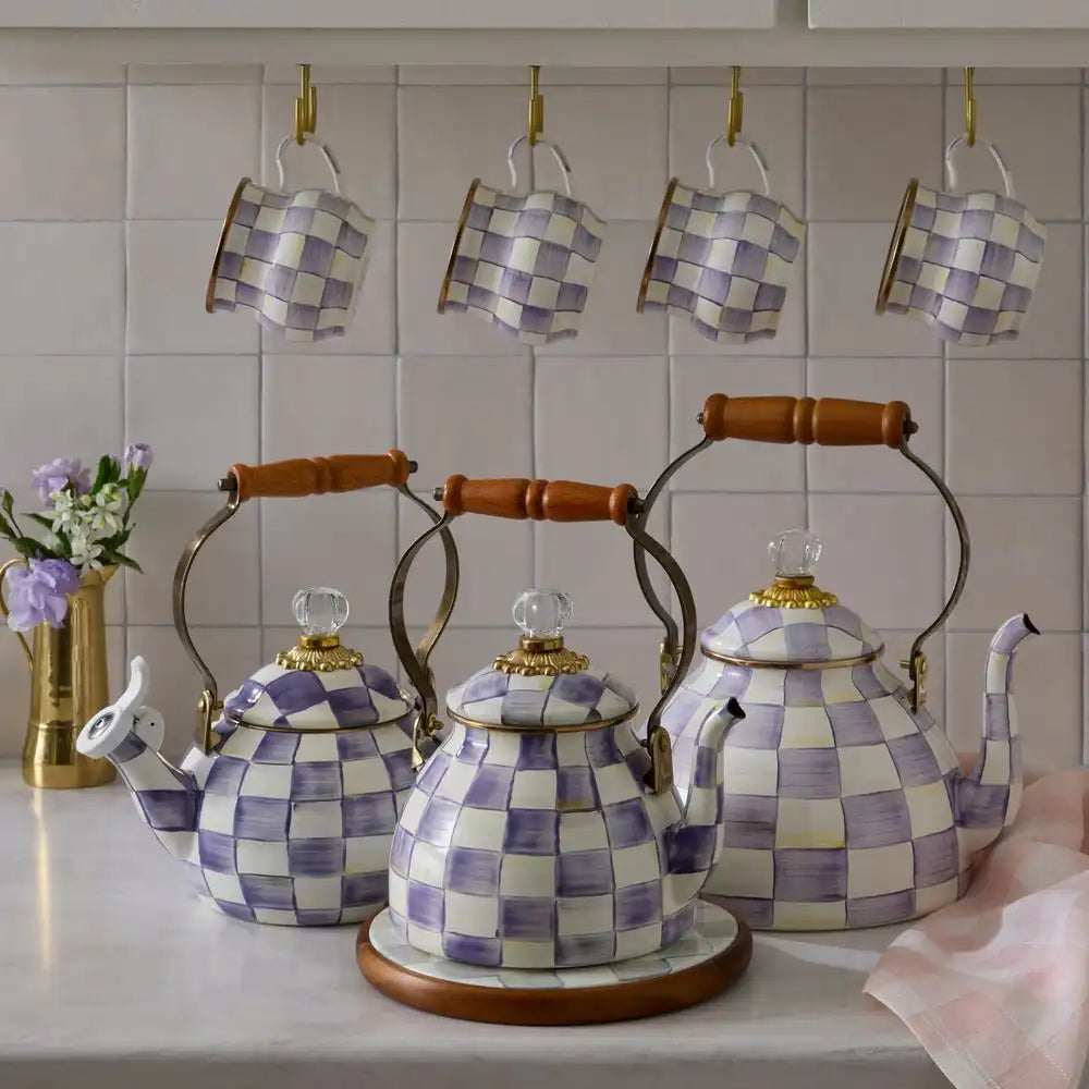 Courtly Check Whistling Tea Kettle