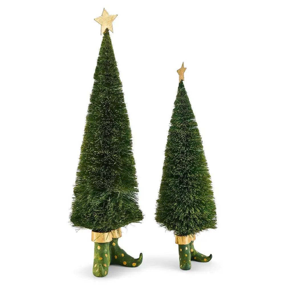 Patience Brewster Dash Away Sisal Elf Tree Figures