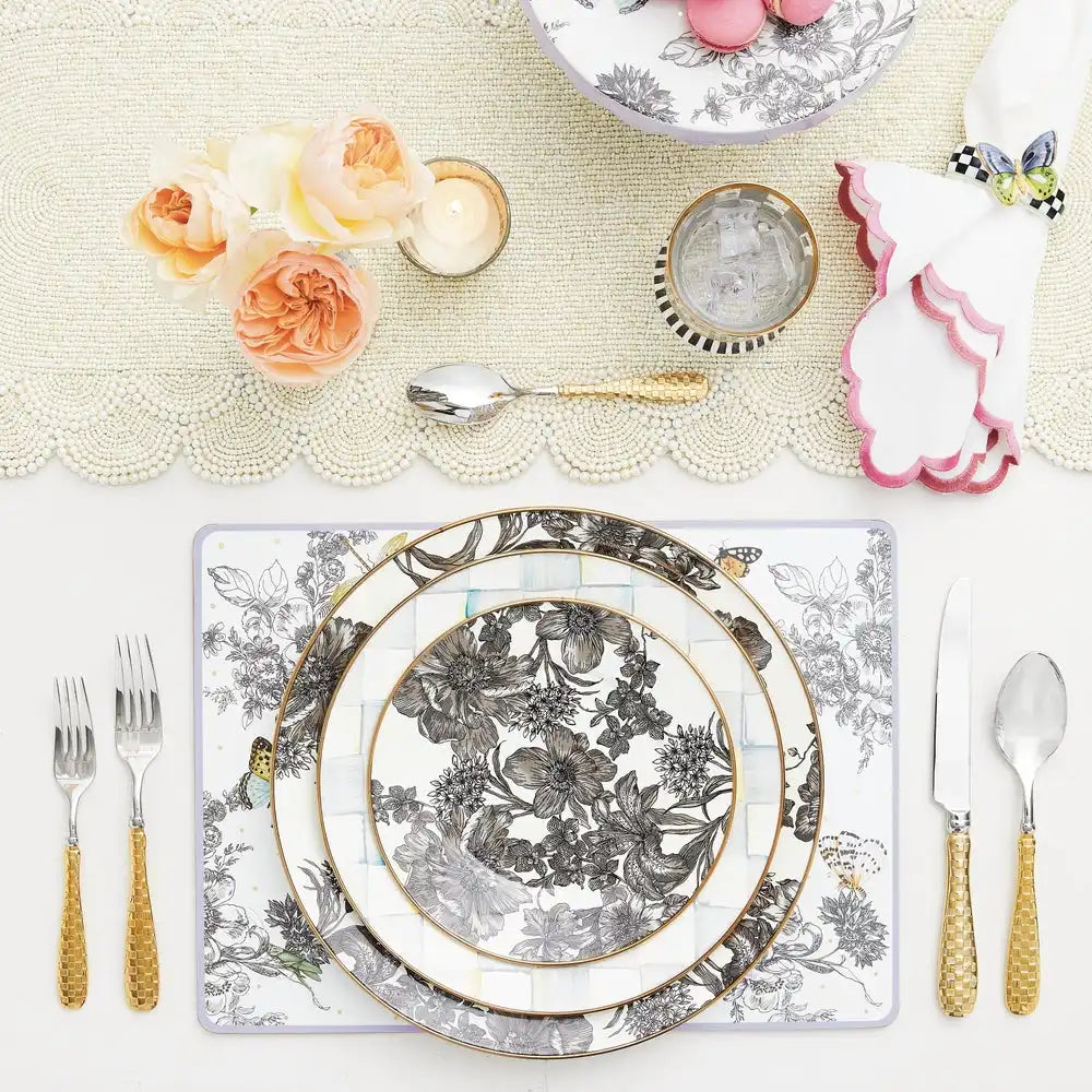 Sterling English Garden Enamel Salad/Dessert Plate, Set of 4 Secondary image