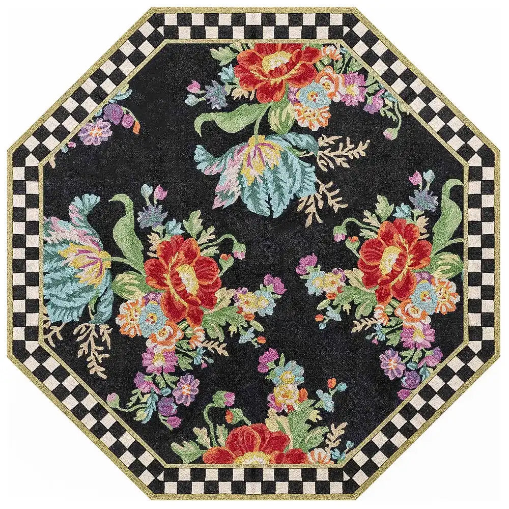 Flower Market 8' x 10' Washable Rug