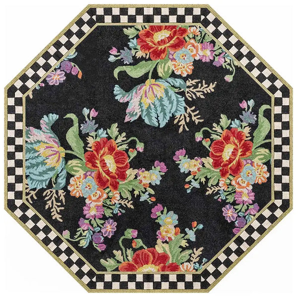 Flower Market 8' x 10' Washable Rug