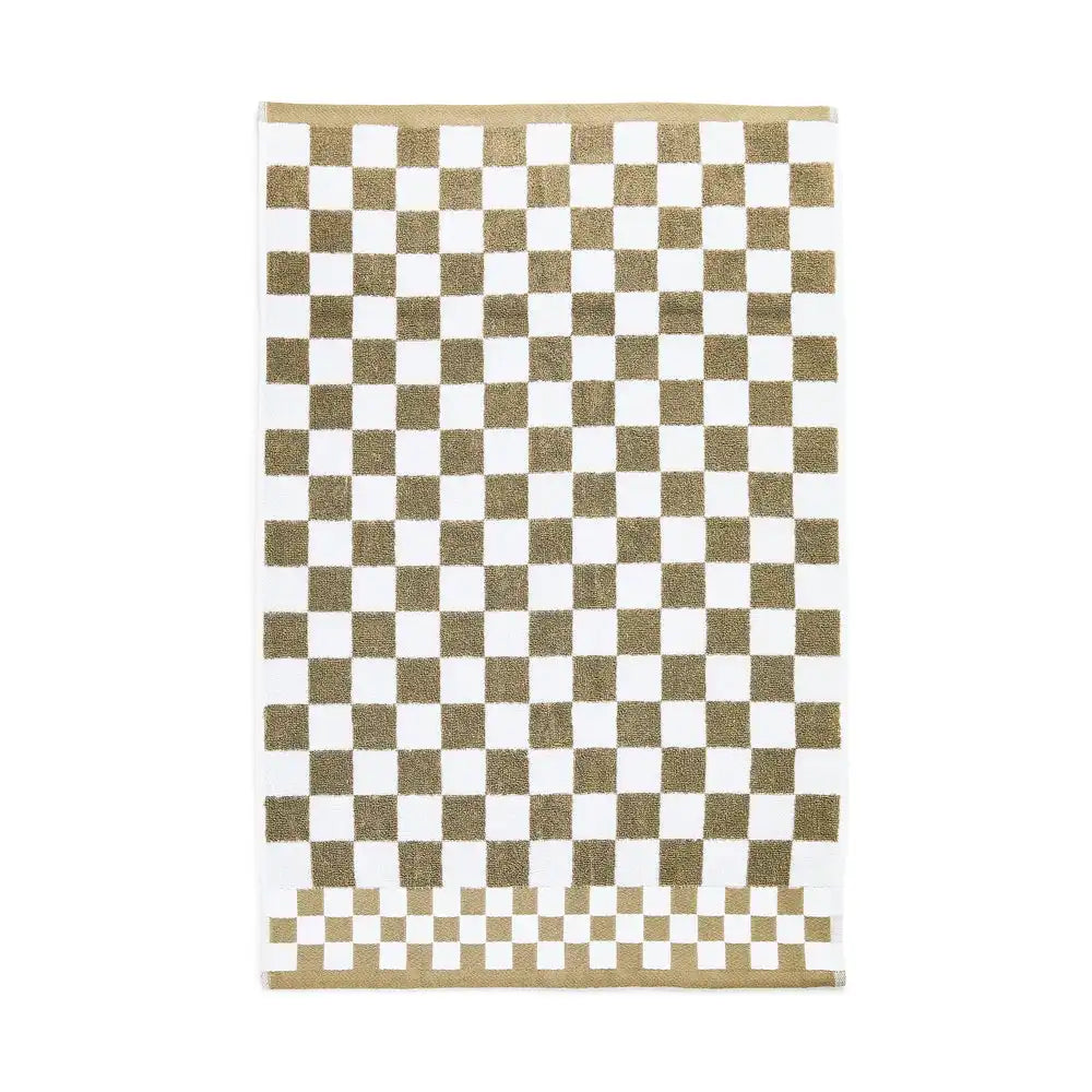 Black Check Hand Towel