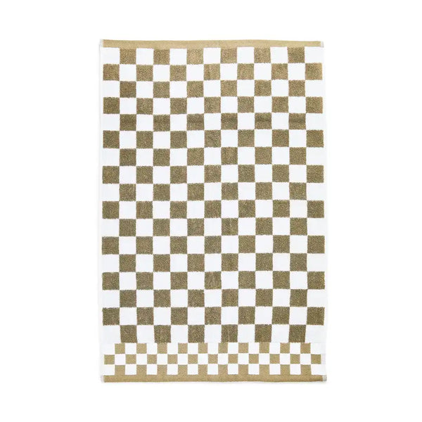 Black Check Hand Towel