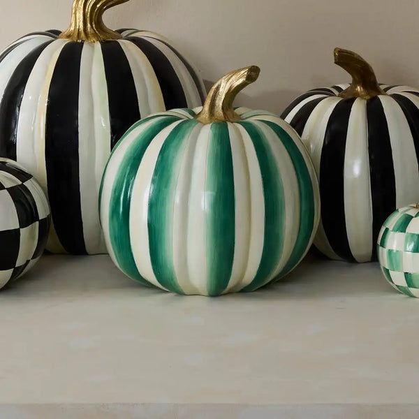 Mocha Stripe Medium Pumpkin
