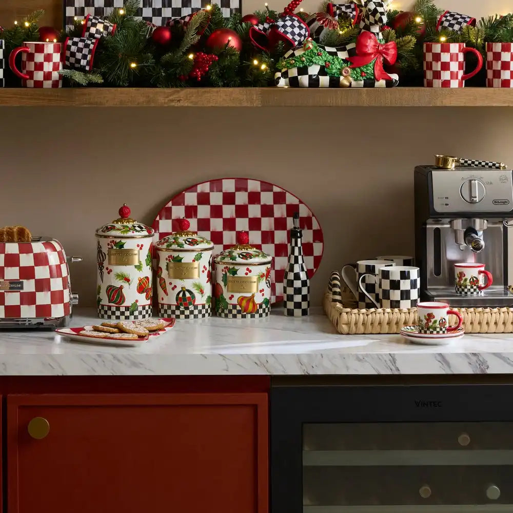 Deck the Halls Medium Canister