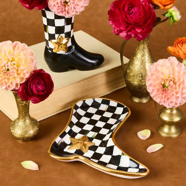 Lainey Wilson Rosy Check Cowgirl Boot Dish