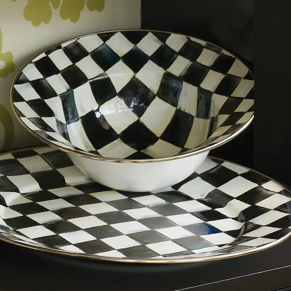 Courtly Check Serving Bowl